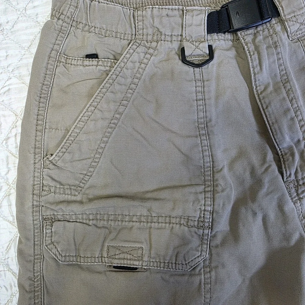 Vintage Wrangler Hero Belted Shorts Mens Size 34 Tan Khaki‎ Cotton Grandpacore